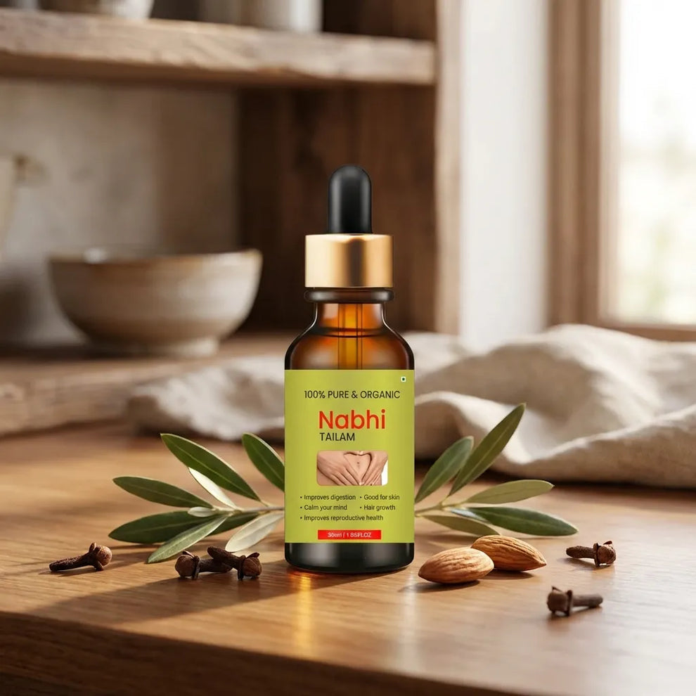 🌿 Nabhi Therapy Oil – Premium Ayurvedic Herbal Wellness Oil | 40% OFF | Cash on Delivery Available 🚚