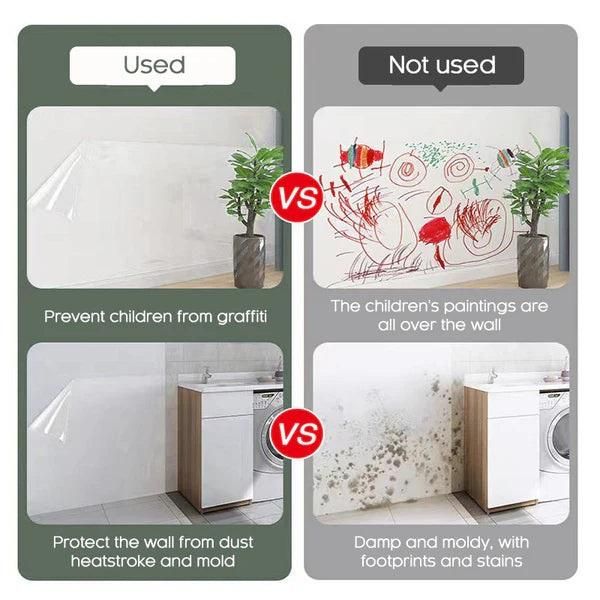 Self- Adhesive Transparent Electrostatic Wall Protection Film Buy 1 Get 1 Free ⭐⭐ ⭐⭐ ⭐ 4.81*/5* (2754 Reviews)
