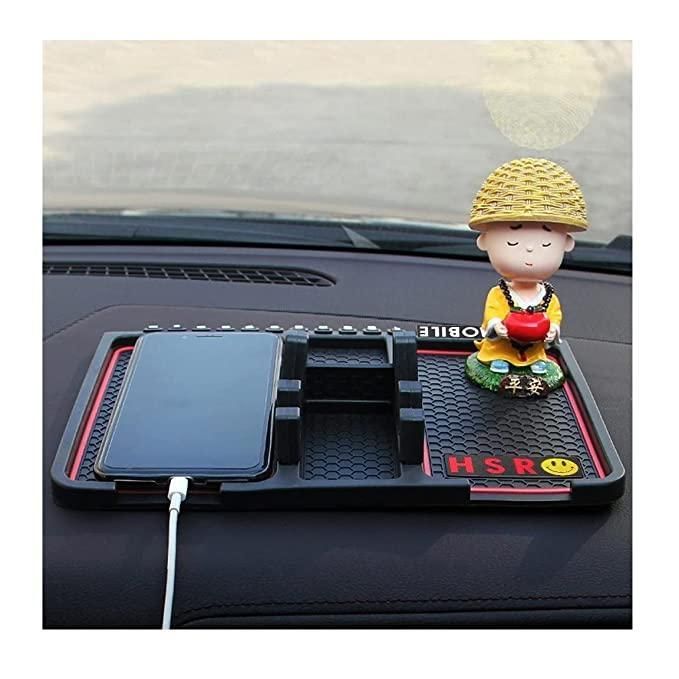HSR Car Accessories Multifunction Phone GPS Holder Anti-Slip Silicone Pad and Car Mobile Holders for Car Dashboard(⭐⭐ ⭐⭐ ⭐ 4.78*/5*)