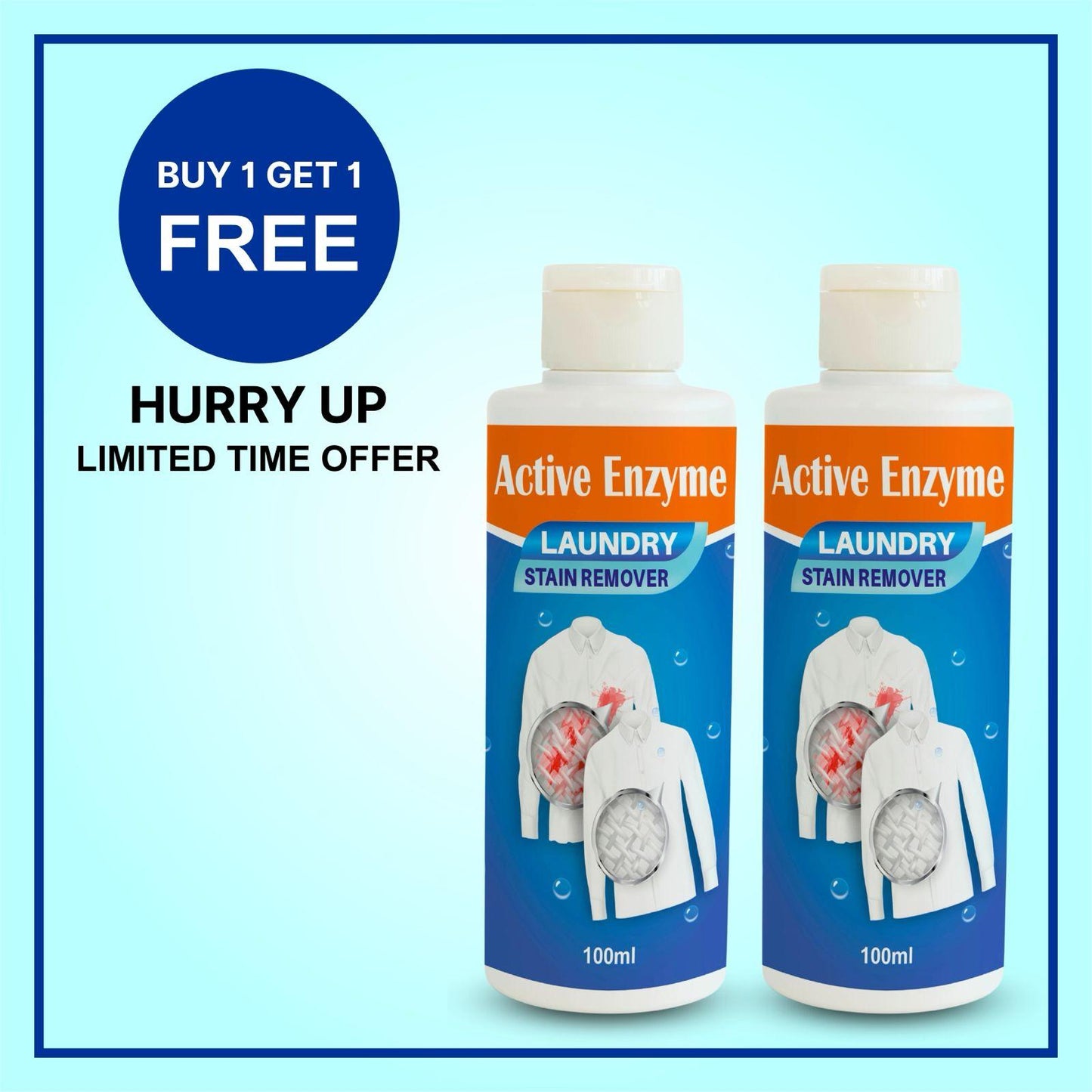✨ Active Enzyme Laundry Stain Remover – Buy 1, Get 1 FREE! 🧺 COD Available 🚚