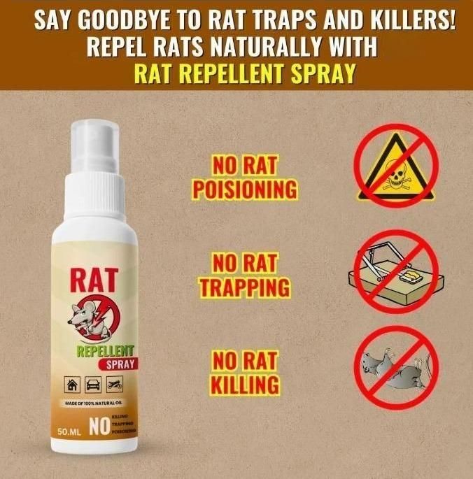 Rat Repellent Spreay 50ML (Pack of 2)