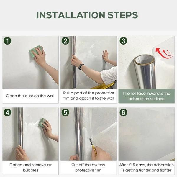 Self- Adhesive Transparent Electrostatic Wall Protection Film Buy 1 Get 1 Free ⭐⭐ ⭐⭐ ⭐ 4.81*/5* (2754 Reviews)