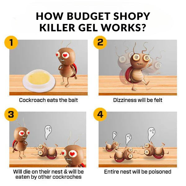 (BUY1 GET1 FREE) COCKROACH KILLER GEL | 🔥FLAT 50% OFF SAVING🔥  💥💥Hurry Up!! Offer Ends Tonight💥💥