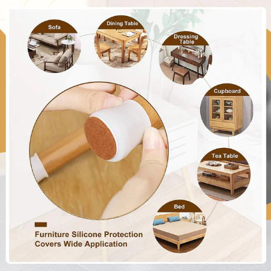 Leg Caps for Furniture- Easy movement & No more floor scratches.
Only 14 Left