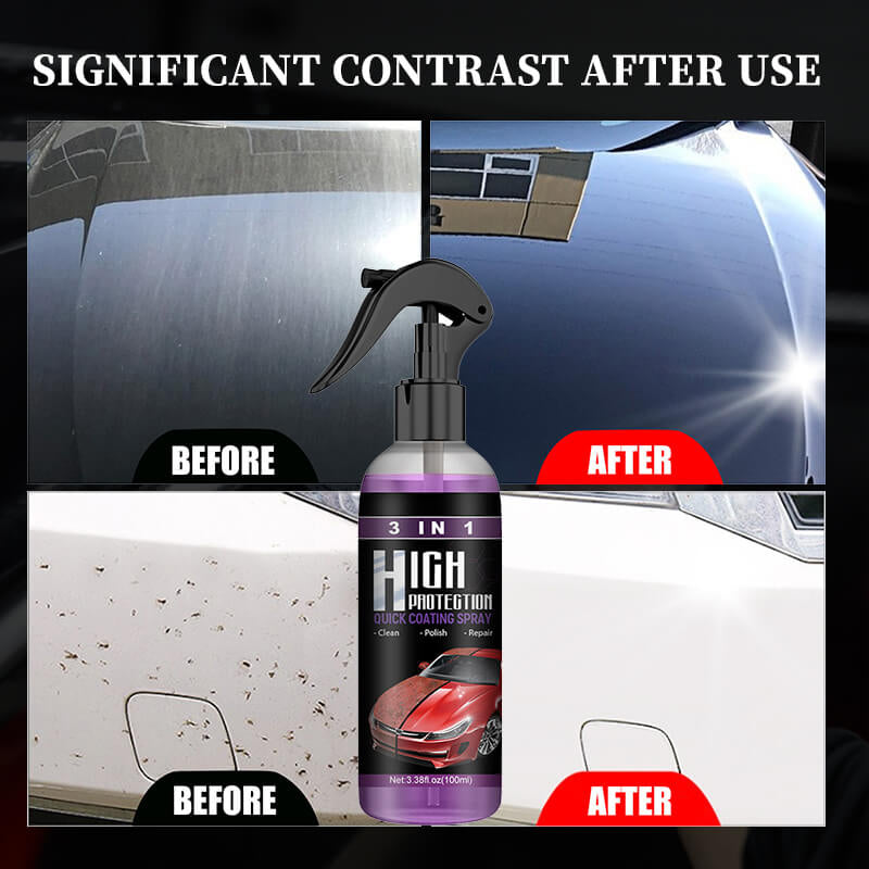 3 IN 1 HIGH PROTECTION CERAMIC COATING SPRAY (BUY 1 GET 1 FREE)                                Hurry Up!! Only 29 Left..