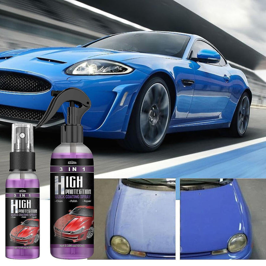 3 IN 1 HIGH PROTECTION CERAMIC COATING SPRAY (BUY 1 GET 1 FREE)                                Hurry Up!! Only 29 Left..