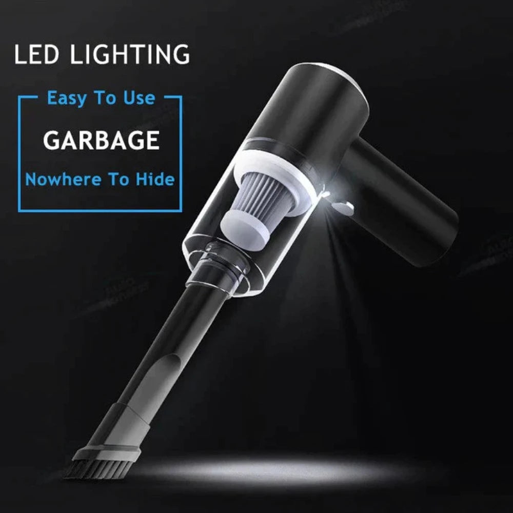 2-in-1 Air Duster + Vacuum Cleaner – Super Suction Power - Perfect for Car, Laptop & Home | Hurry! 60% OFF – Offer Ends Tonight