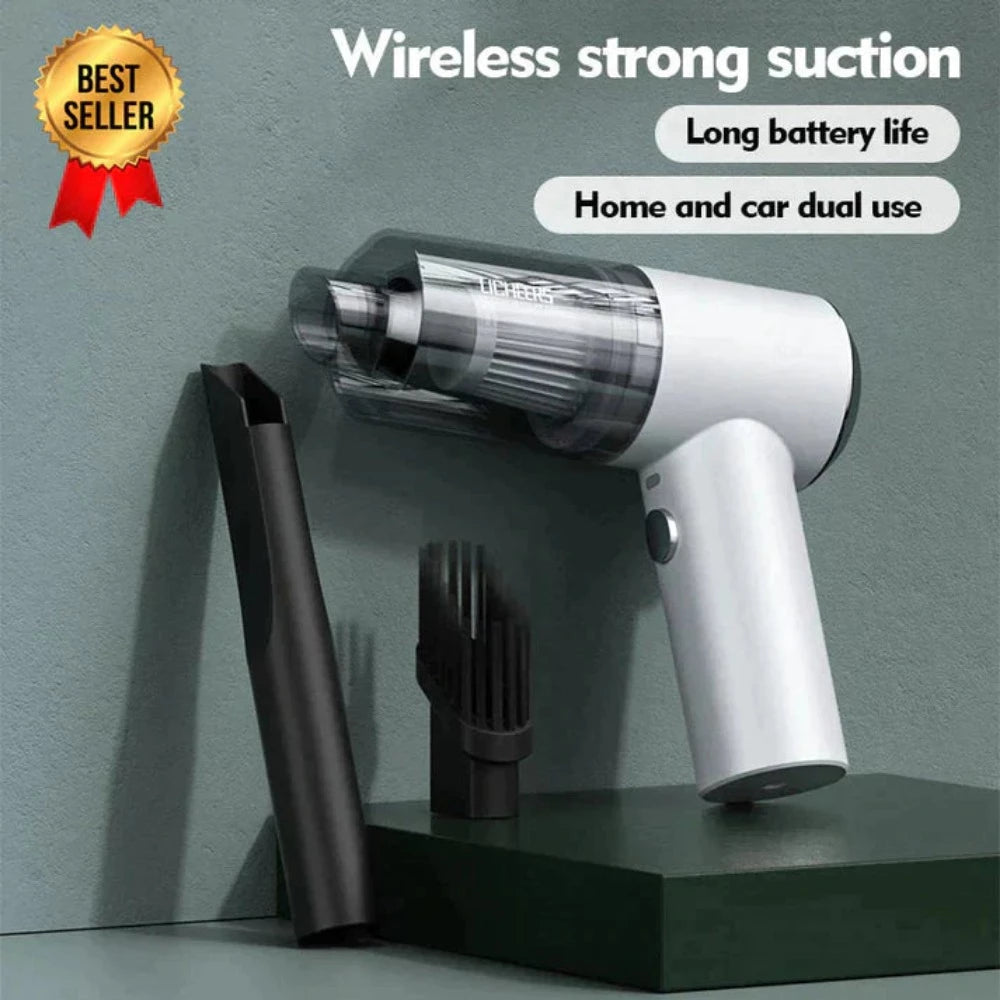 2-in-1 Air Duster + Vacuum Cleaner – Super Suction Power - Perfect for Car, Laptop & Home | Hurry! 60% OFF – Offer Ends Tonight