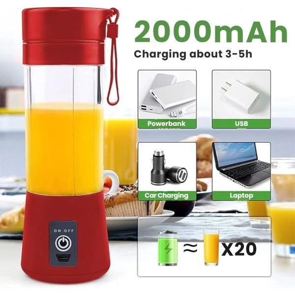 2-in-1 Juicer Bottle | Compact & Sleek | Travel-Friendly | Cash on Delivery | Free Shipping |