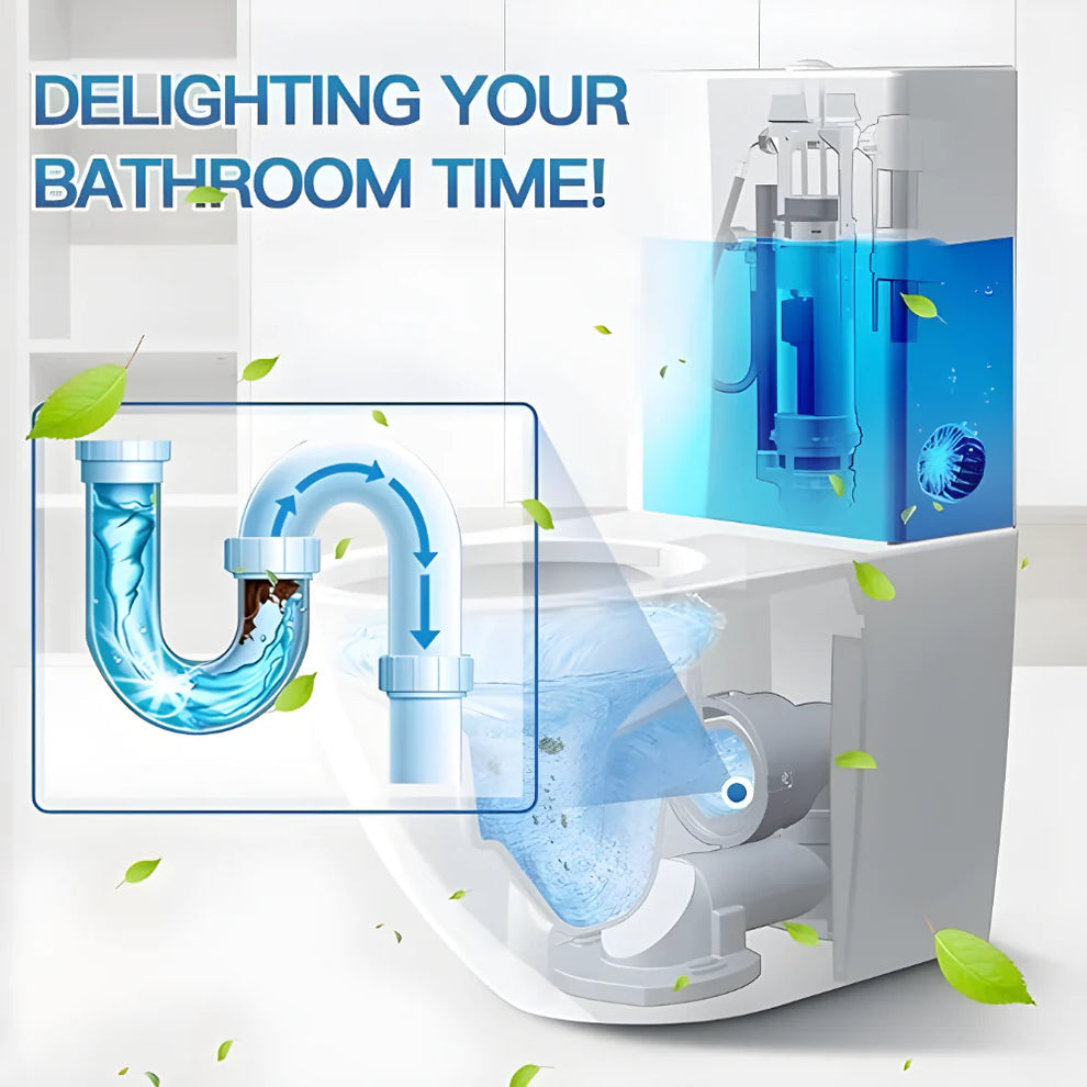 Drop & Flush Toilet Cleaning Tablets – No Scrubbing Needed! ✨ | BUY 1 GET 1 FREE 🎁