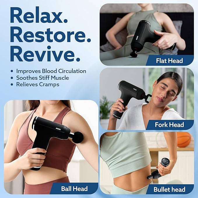 Body Massage Gun for Deep Tissue, Muscle & Body Pain Relief