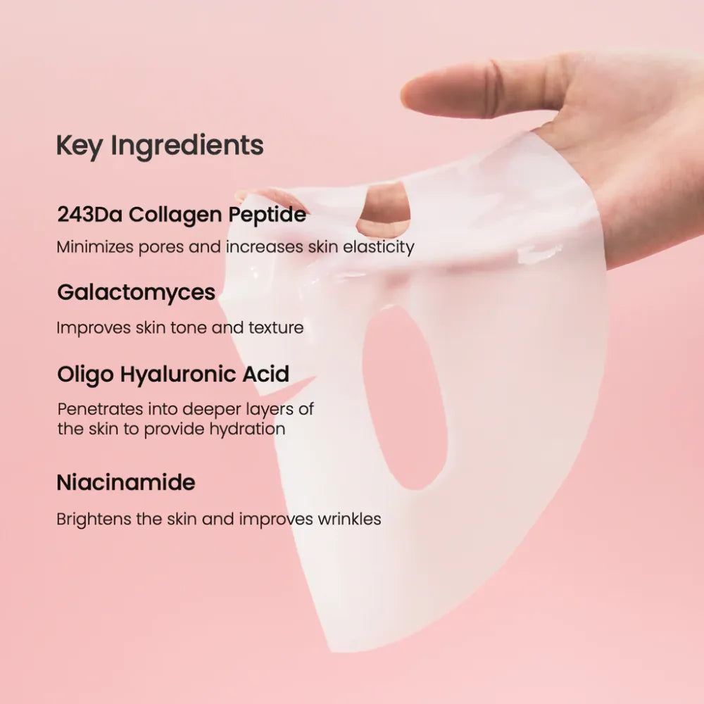 Biodance Korean Glass Skin Collagen Deep Hydration Mask – Pack of 4