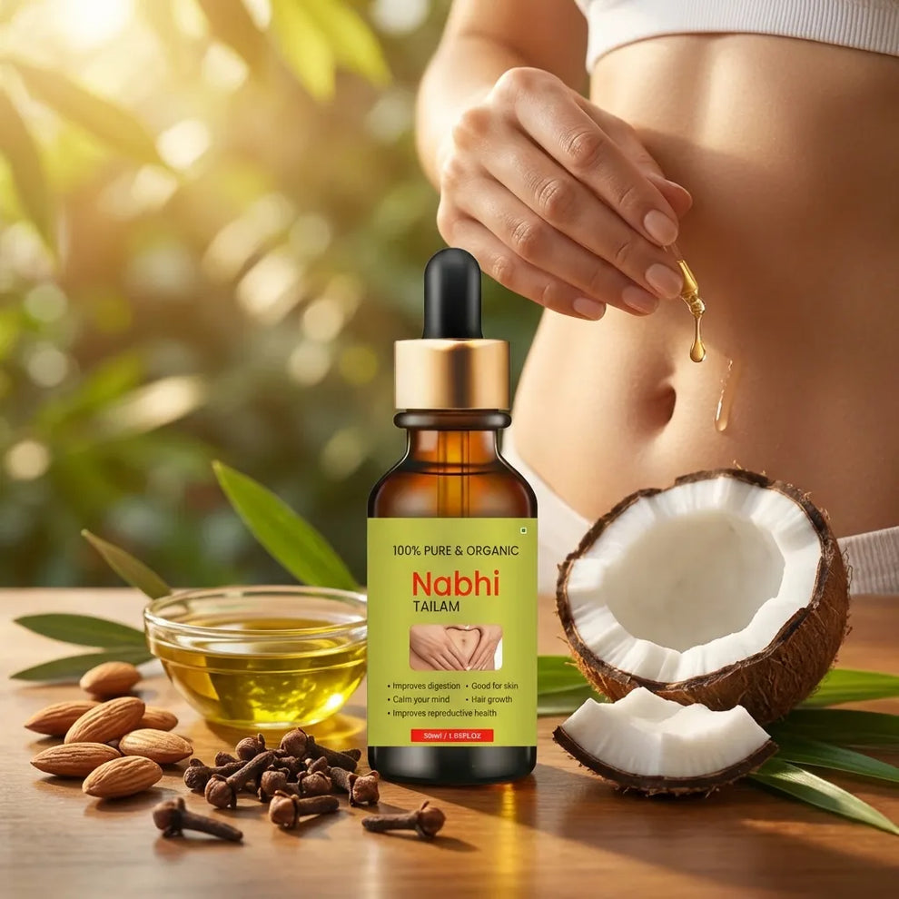 🌿 Nabhi Therapy Oil  – Premium Ayurvedic Herbal Wellness Oil | 40% OFF | Cash on Delivery Available 🚚
