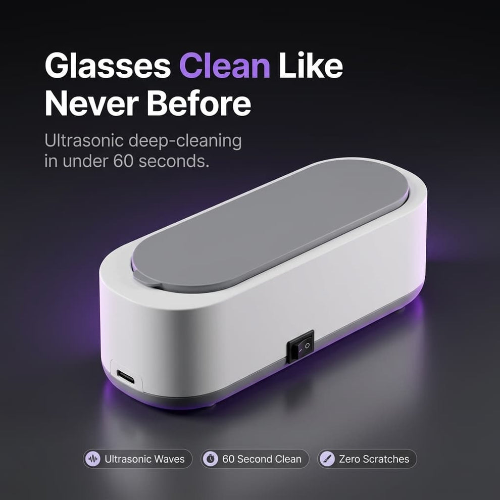 CrystalClear™ Ultrasonic Cleaner – High-Frequency Portable Cleaning Machine | 50% OFF | Cash on Delivery Available