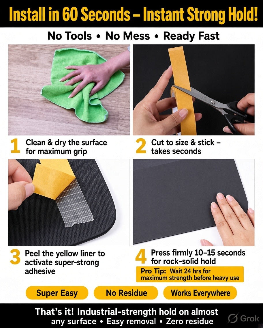 FixGrip™ — BUY 1 GET 1 FREE | Ultra Strong Double-Sided Mounting Tape