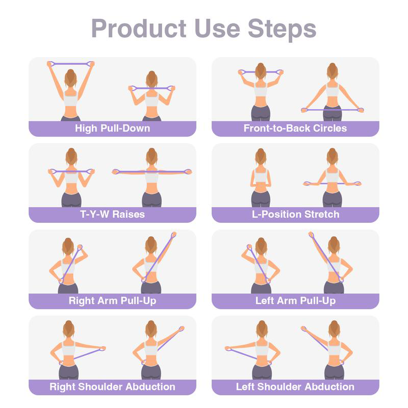Fitora™ Figure 8 Resistance Band for Yoga & Fitness – 50% OFF | Cash on Delivery Available
