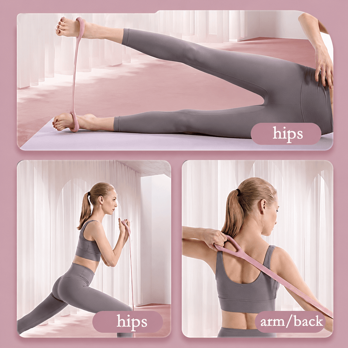 Fitora™ Figure 8 Resistance Band for Yoga & Fitness – 50% OFF | Cash on Delivery Available